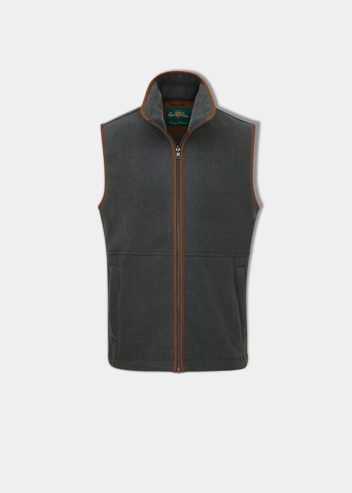 Aylsham Herren Fleecejacke in Anthrazit - Normale Passform