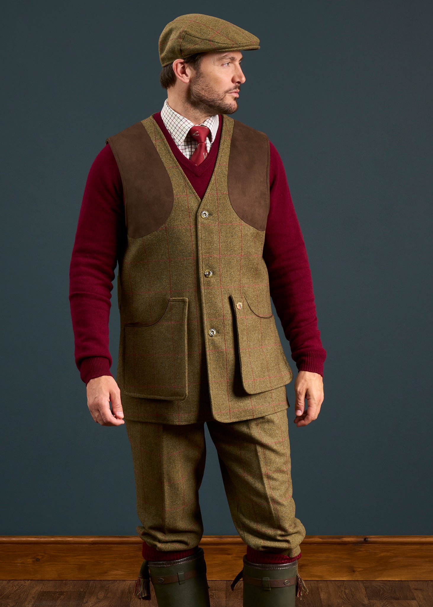 combrook-mens-tweed-shooting-waistcoat-sage