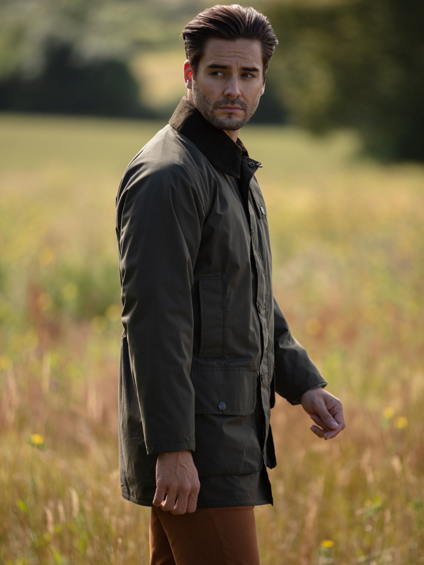 Surrey Herrenjacke in Oliv