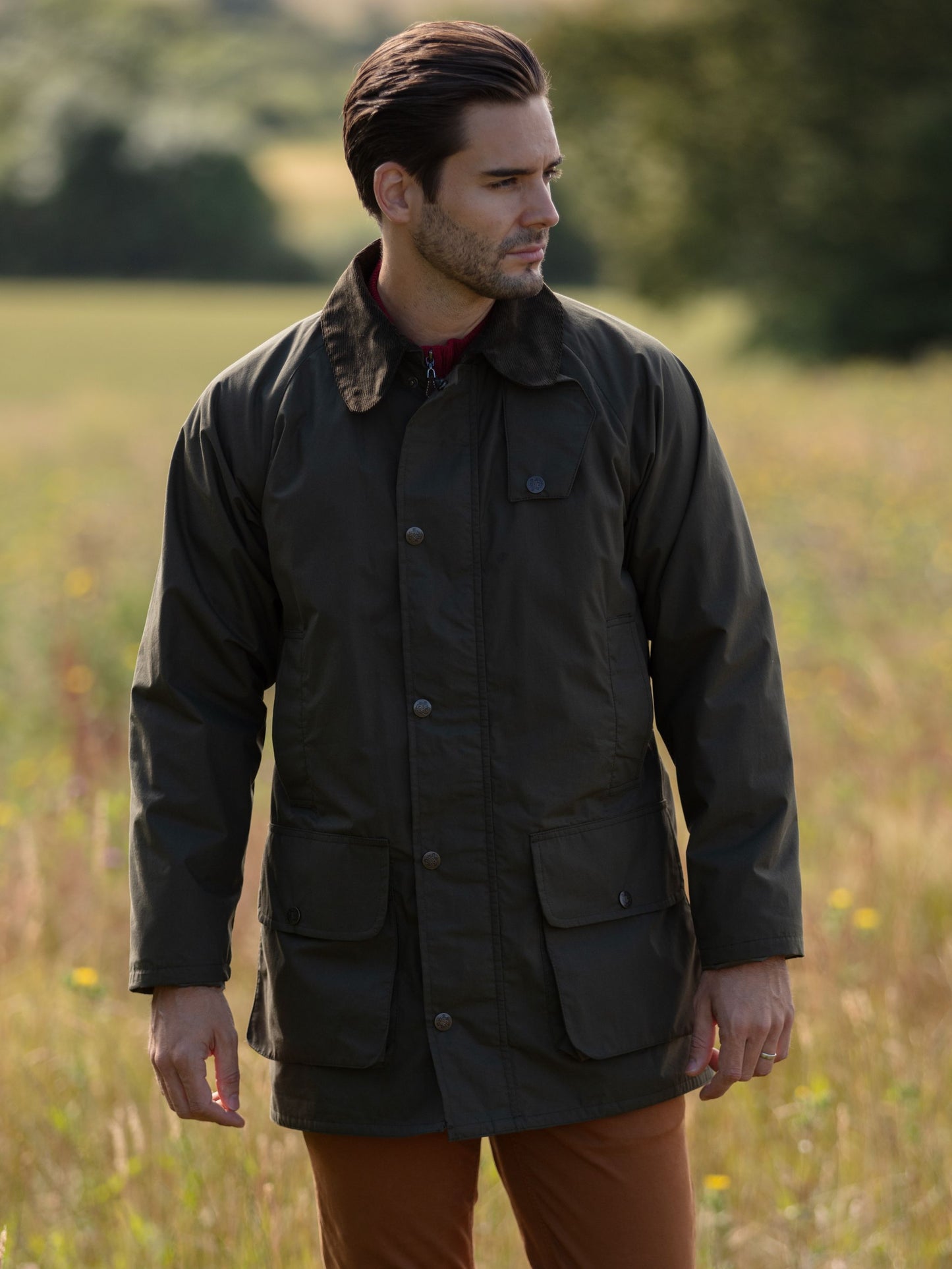 Surrey Herrenjacke in Oliv