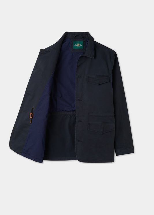 Men's Cotton Jacket in Navy