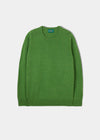 Lambswool Crew Neck Jumper in Palm