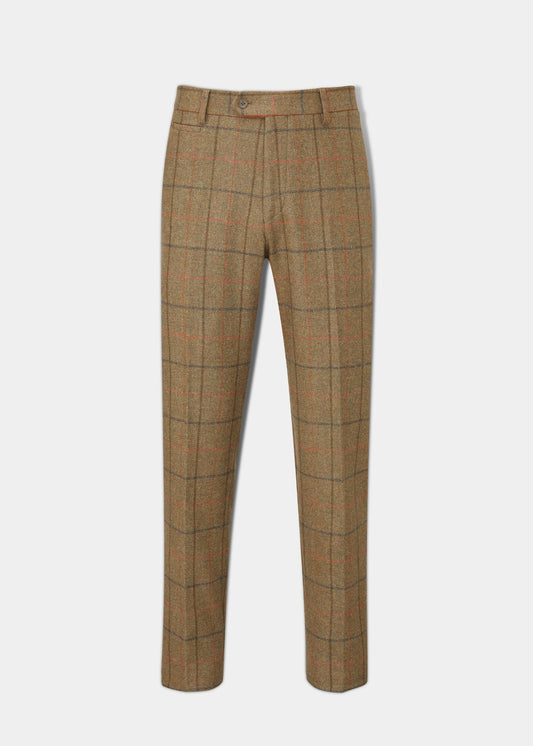 Combrook Herren Tweedhose in Thymian - Normale Passform