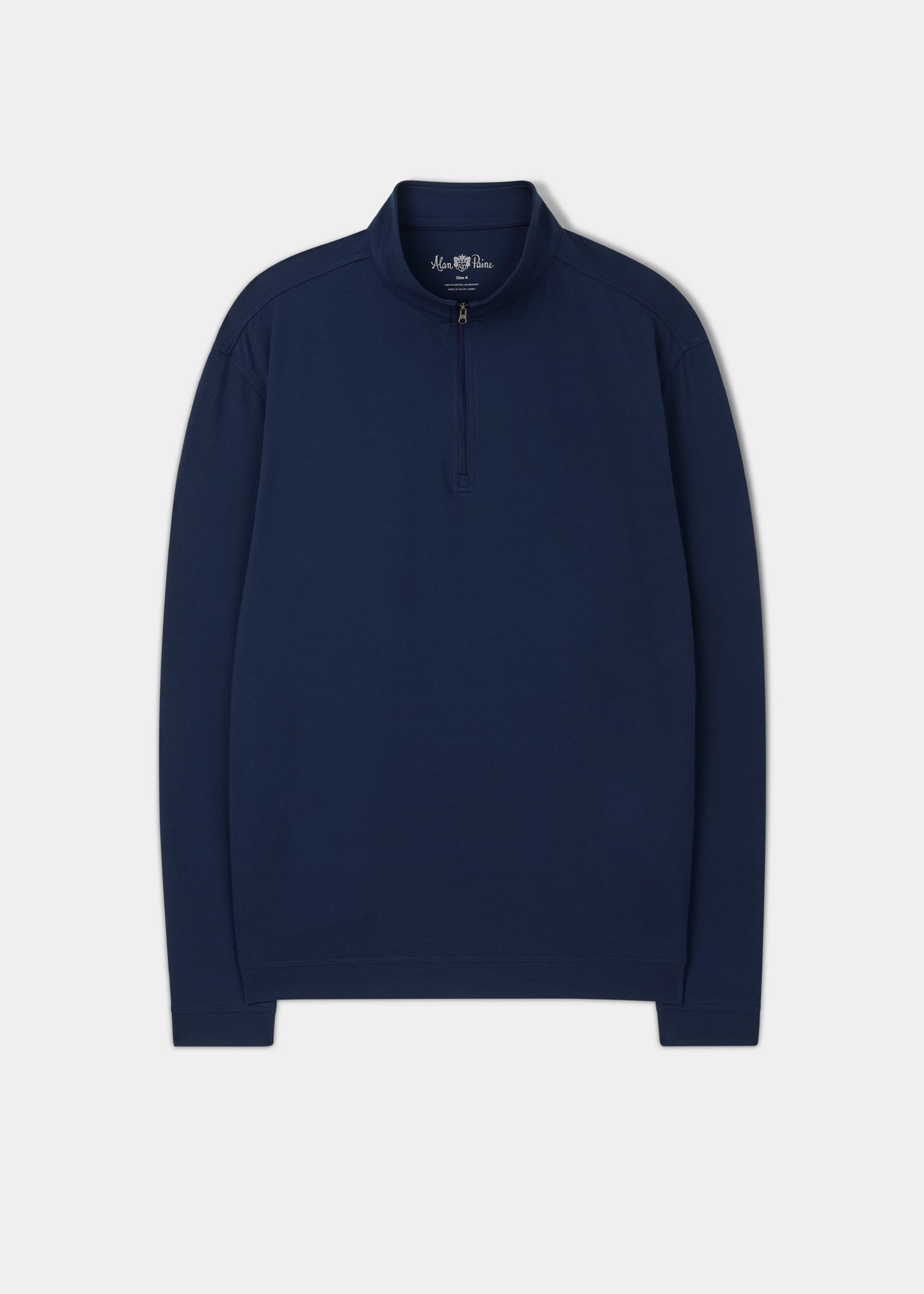 Rainford Performance Stehkragenpullover mit 1/4-Reißverschluss in Marineblau