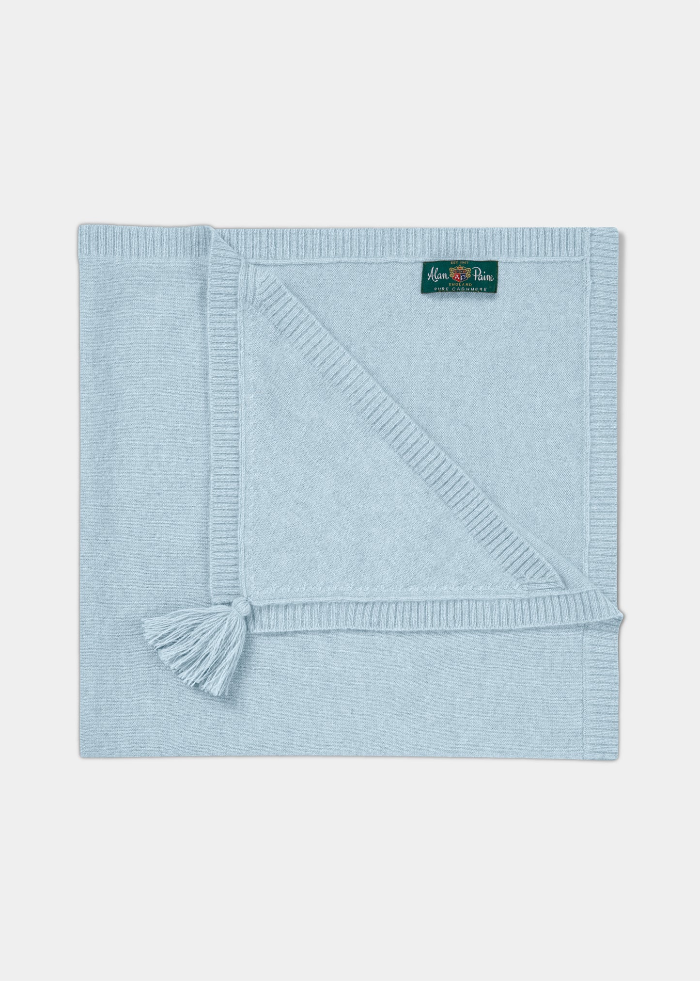 Kaschmir-Babydecke – Babyblau