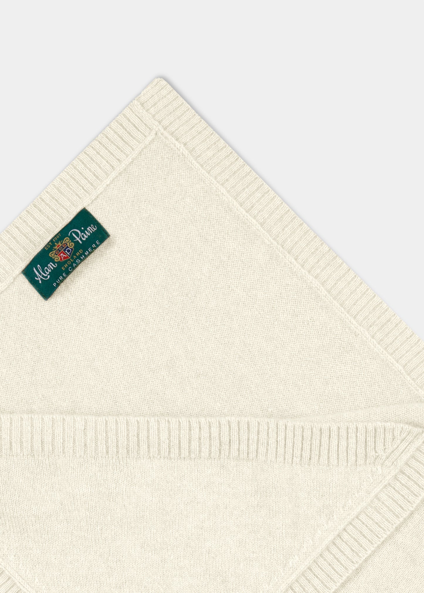 Kaschmir-Babydecke – Ecru