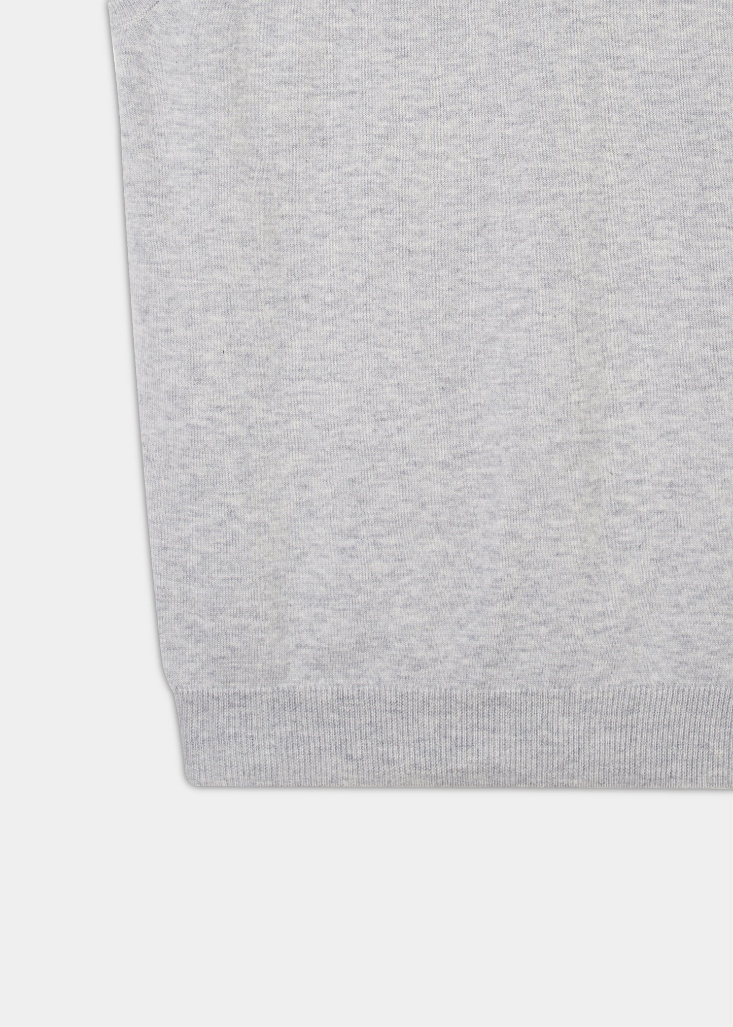 Ellerby Baumwoll-Kaschmir-Pullover in Taubenblau