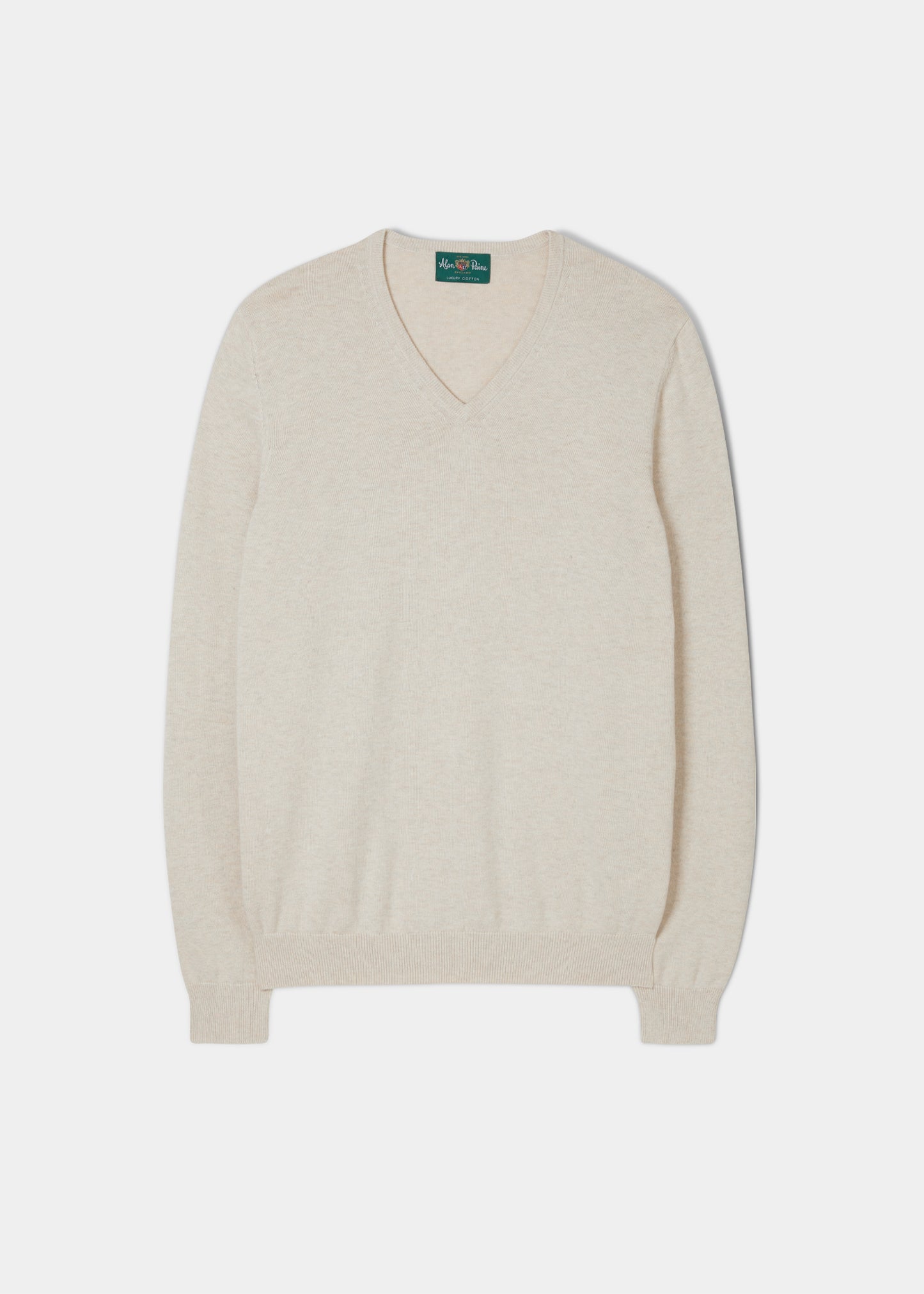 Rothwell Baumwollkaschmirpullover in Sand