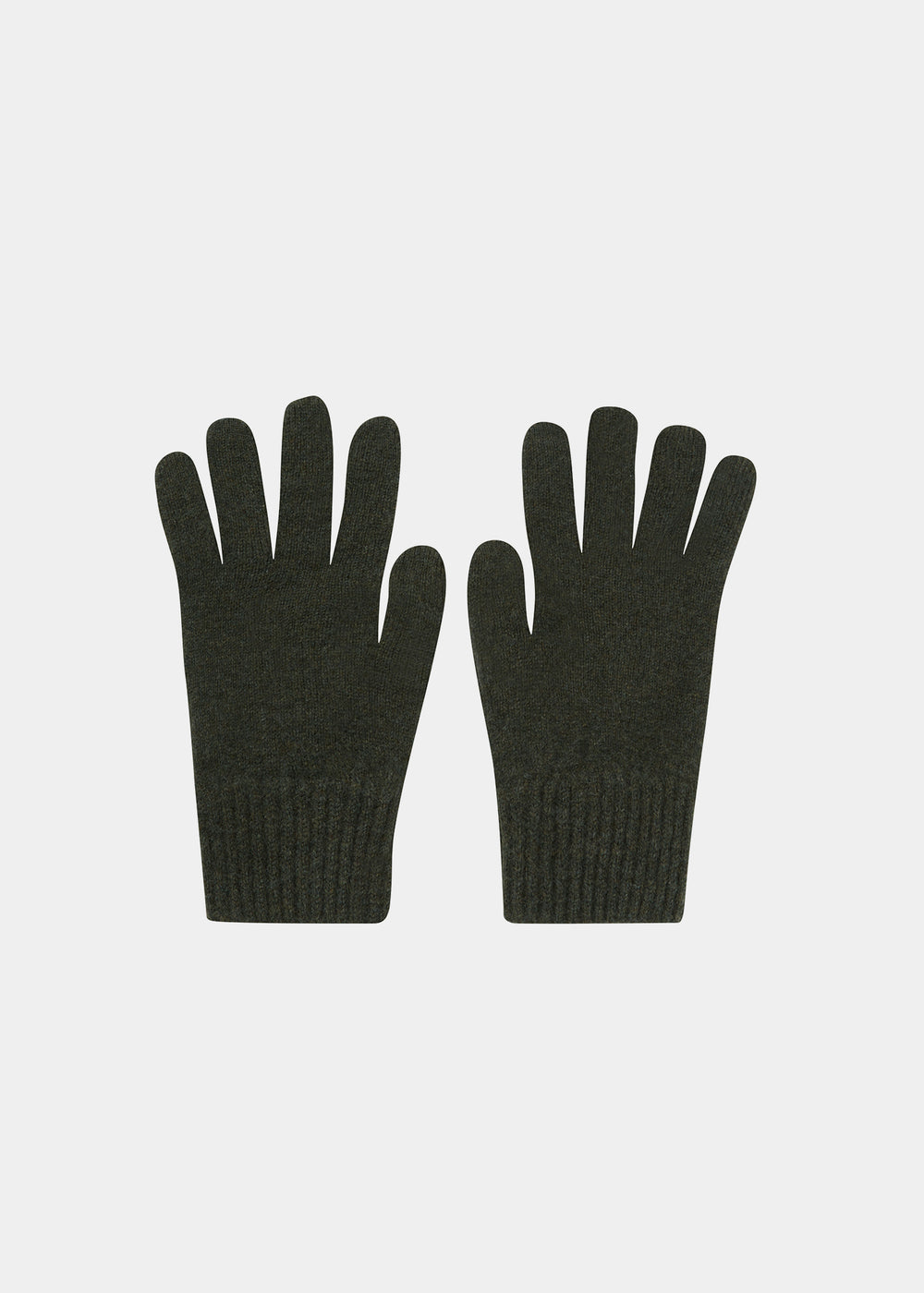 Tideswell Men's Knitted Wool Hat, Scarf and Glove Set In Seaweed