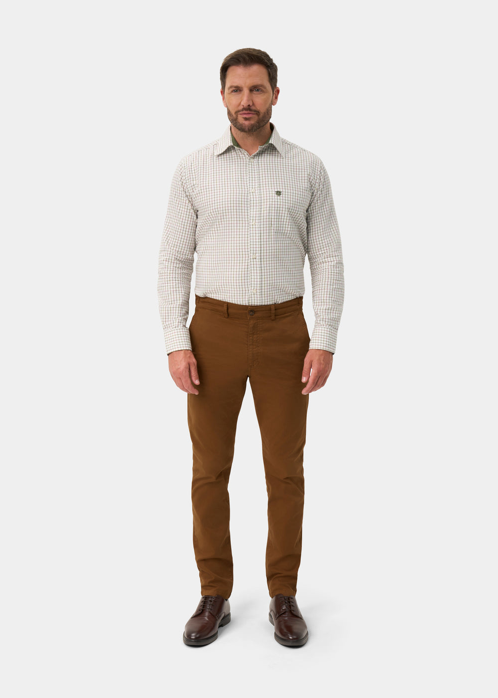 Aylesbury Men's Red Check Shirt - Regular Fit