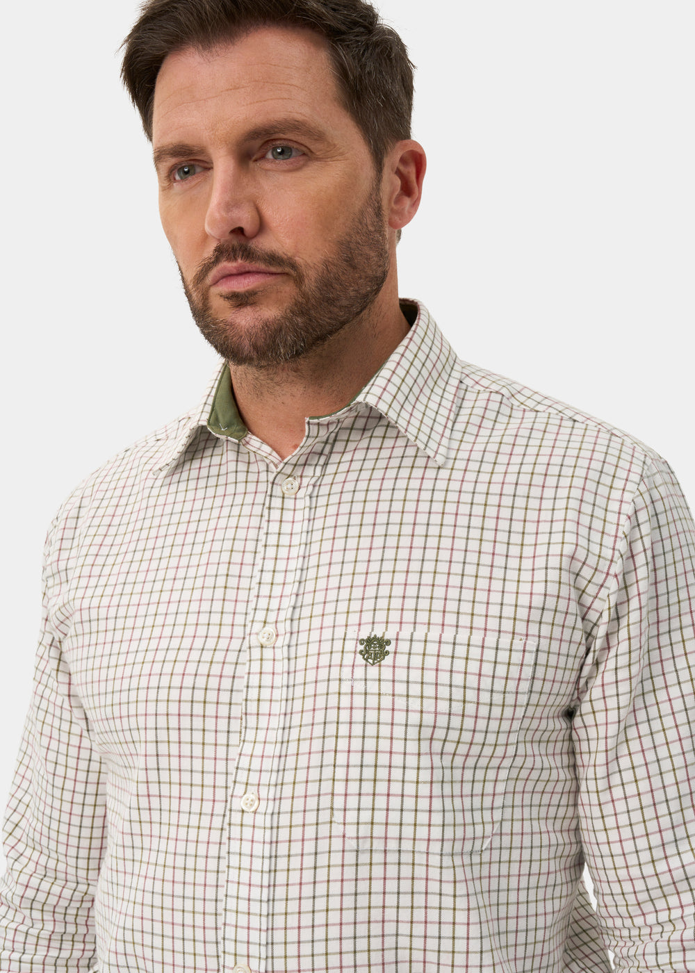 Aylesbury Men's Red Check Shirt - Regular Fit