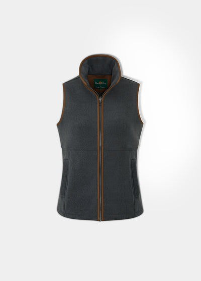 Aylsham Ladies Fleece Gilet In Gunmetal