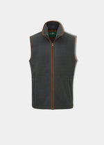 Aylsham Herren Fleecejacke in Anthrazit - Normale Passform
