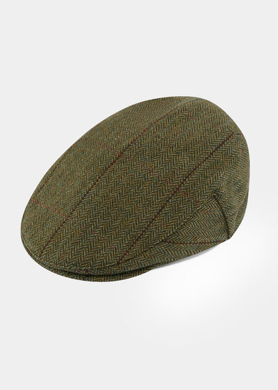 Rutland Men's Tweed Flat Cap In Oakley