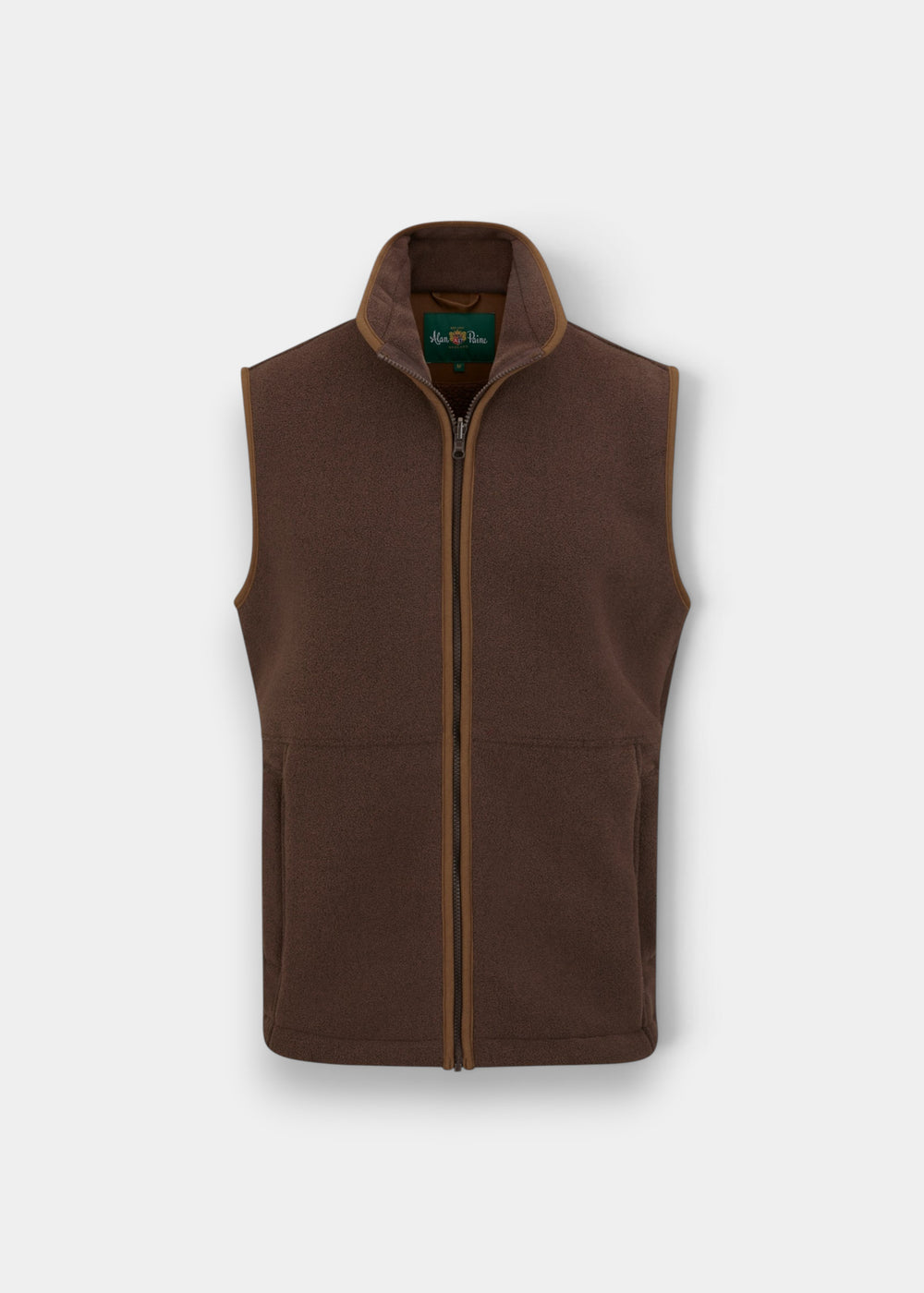 Aylsham Children's Fleece Waistcoat In Bark