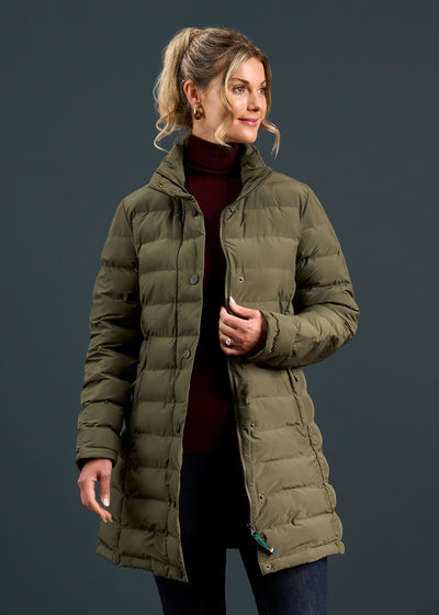Calsall Ladies Coat in Olive