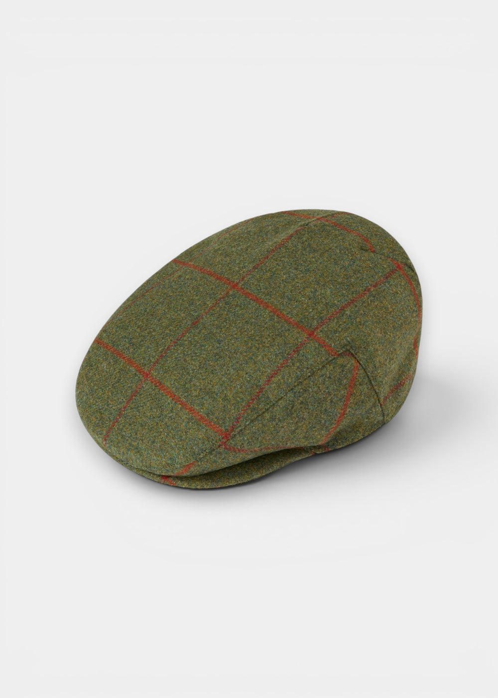 Combrook Men's Tweed Waterproof Flat Cap in Reed  -  Regular Fit