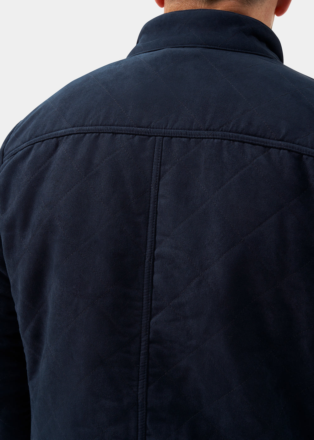 Felwell Men's Quilted Jacket In Dark Navy - Regular Fit
