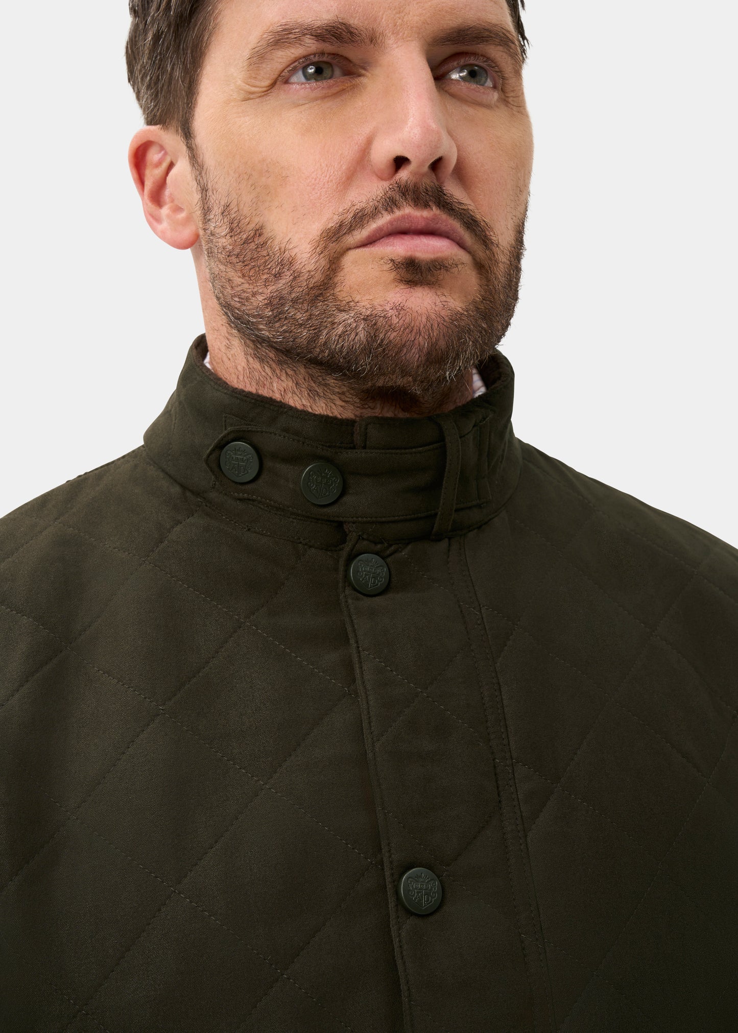 Felwell Men's Quilted Jacket In Olive - Regular Fit