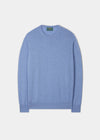 Melfort-Kaschmirpullover in Ocean – normale Passform