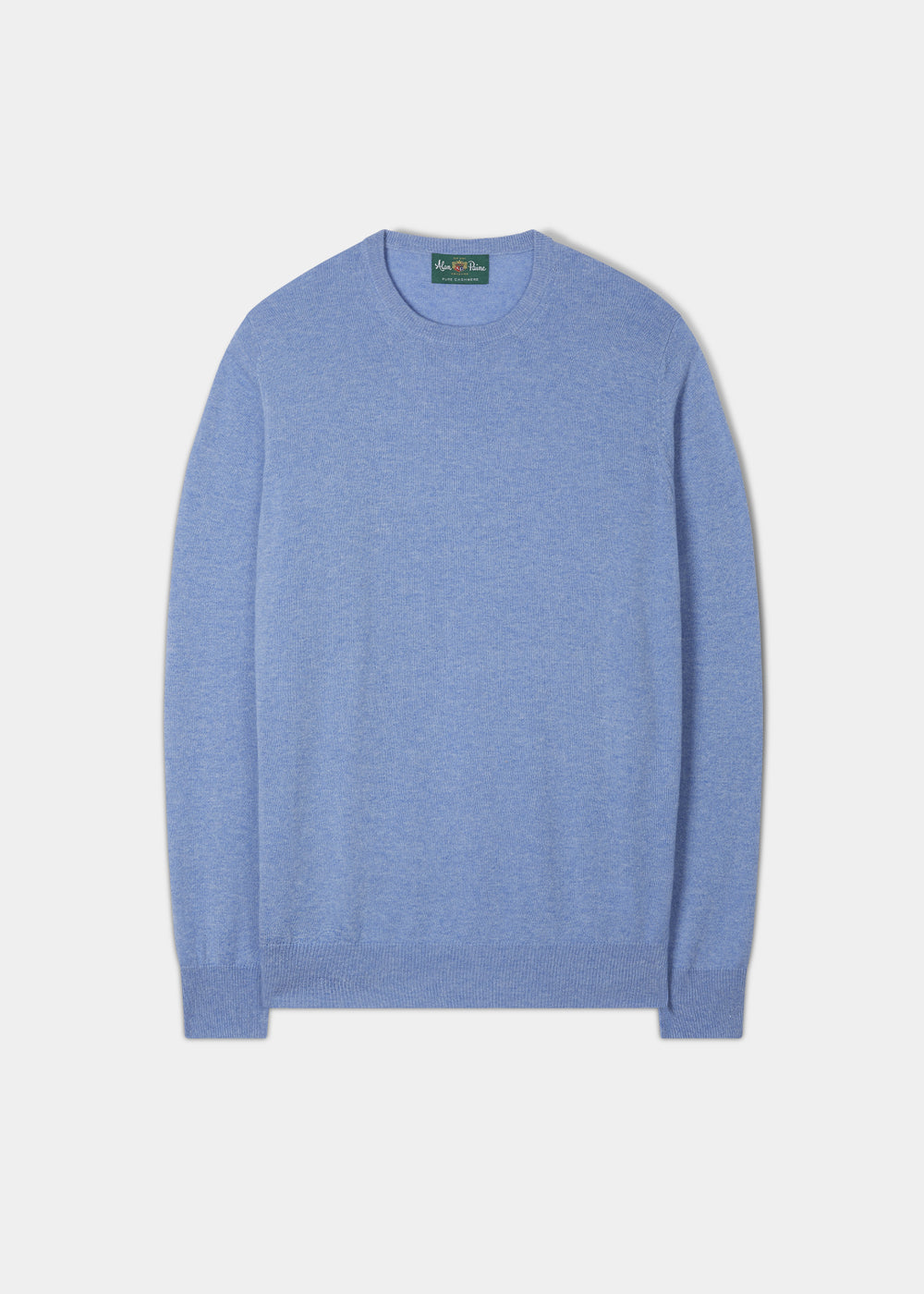 Melfort Pure Cashmere Crew Neck Jumper In Ocean - Regular Fit