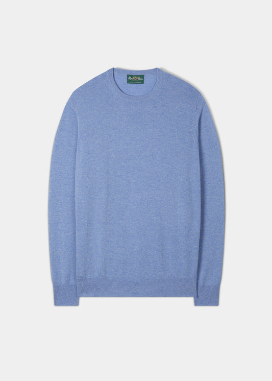 Melfort-Kaschmirpullover in Ocean – normale Passform