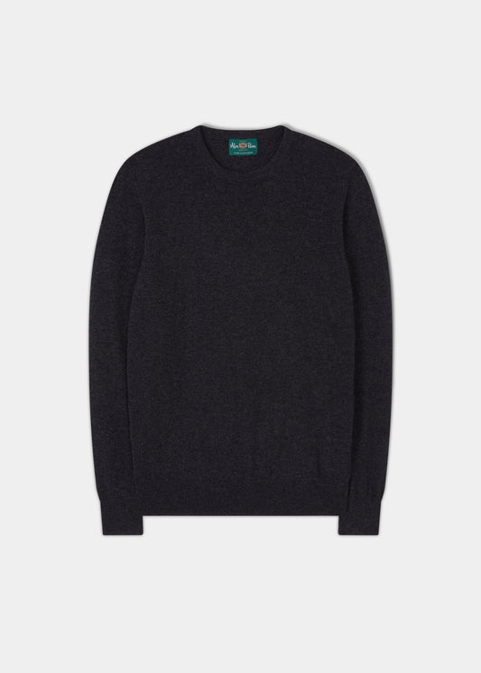 Melfort-Kaschmirpullover in Anthrazit – normale Passform