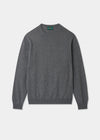 Men's Cashmere Crew Neck Jumper in Derby
