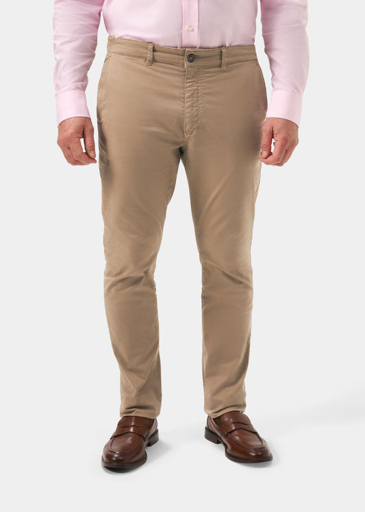 Men's Chino Trousers in Beige