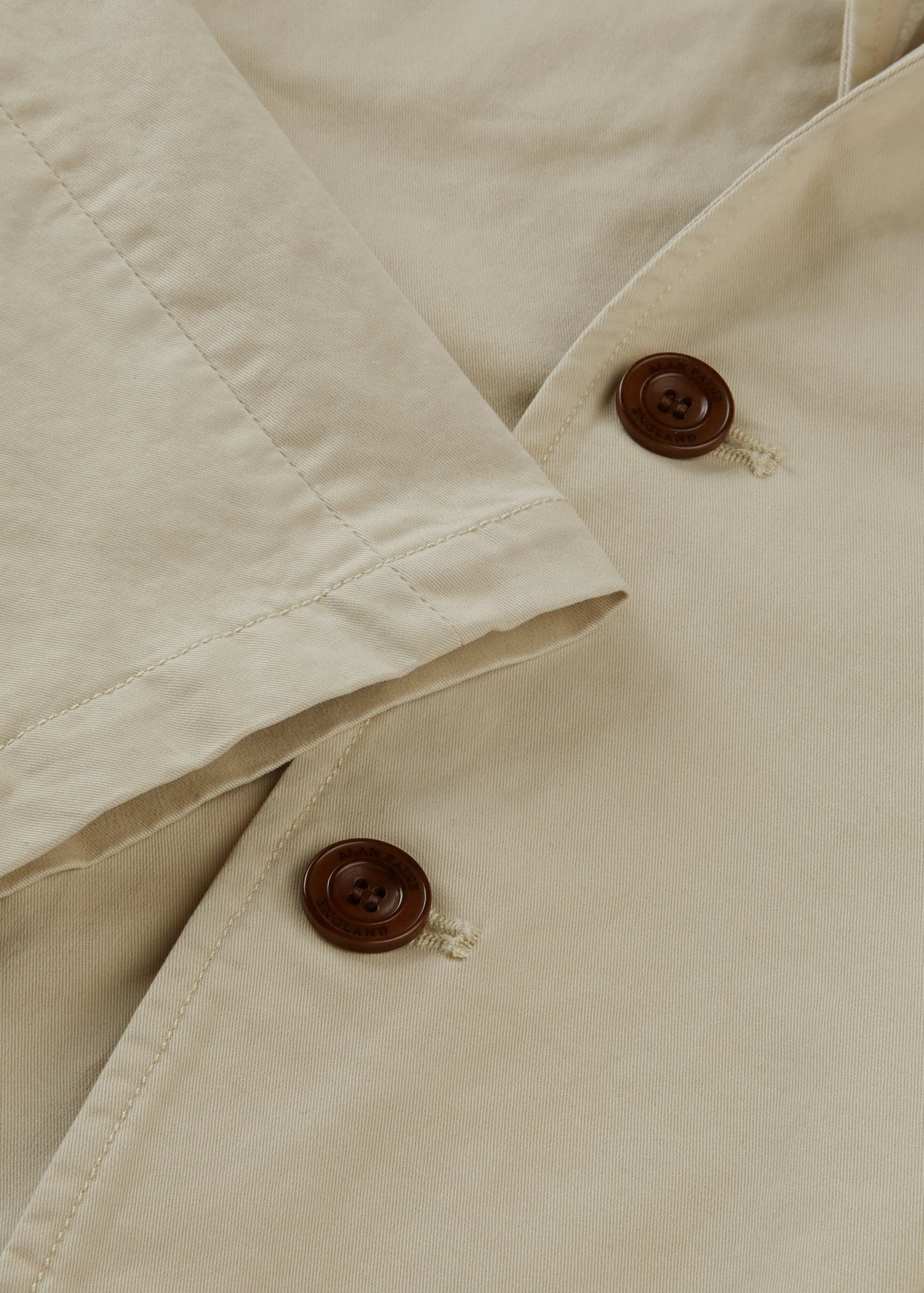 Men's Cotton Blazer in Beige