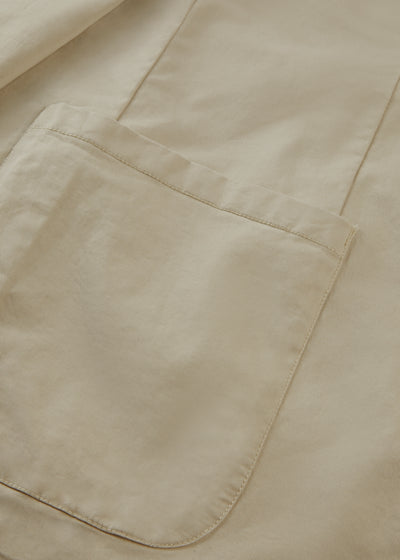 Men's Cotton Blazer in Beige