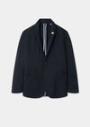 Men's Cotton Blazer in Navy