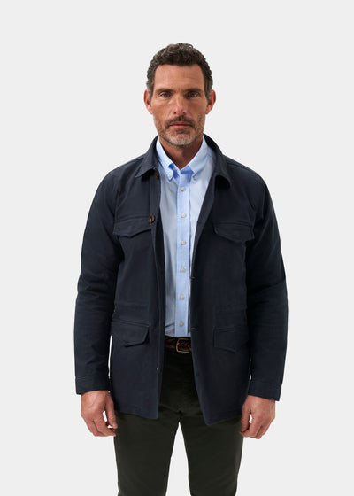 Rockmere Men's Safari Jacket In Navy