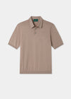 Men's Cotton Polo Shirt in Brown