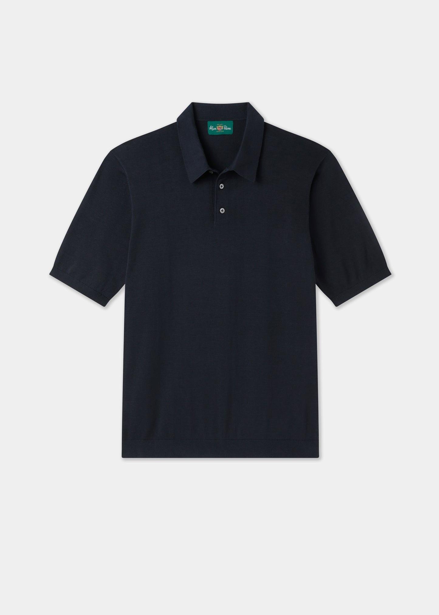 Men's Cotton Polo Shirt in Navy