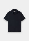 Hayling Men's Open Collar Polo In Navy