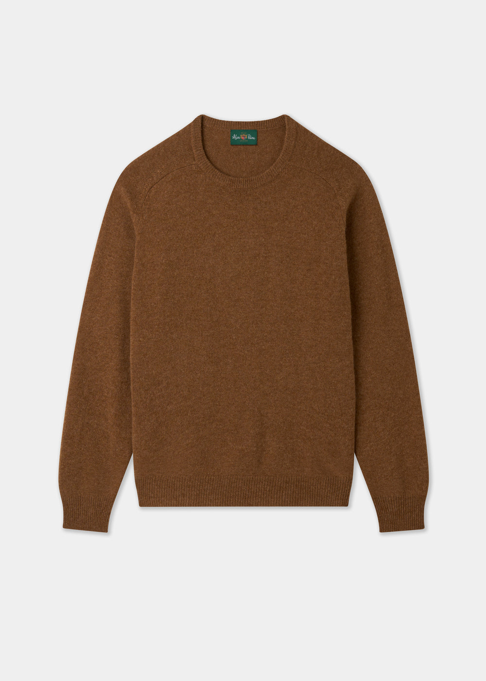 Men's Lambswool Crew Neck Jumper in Driftwood