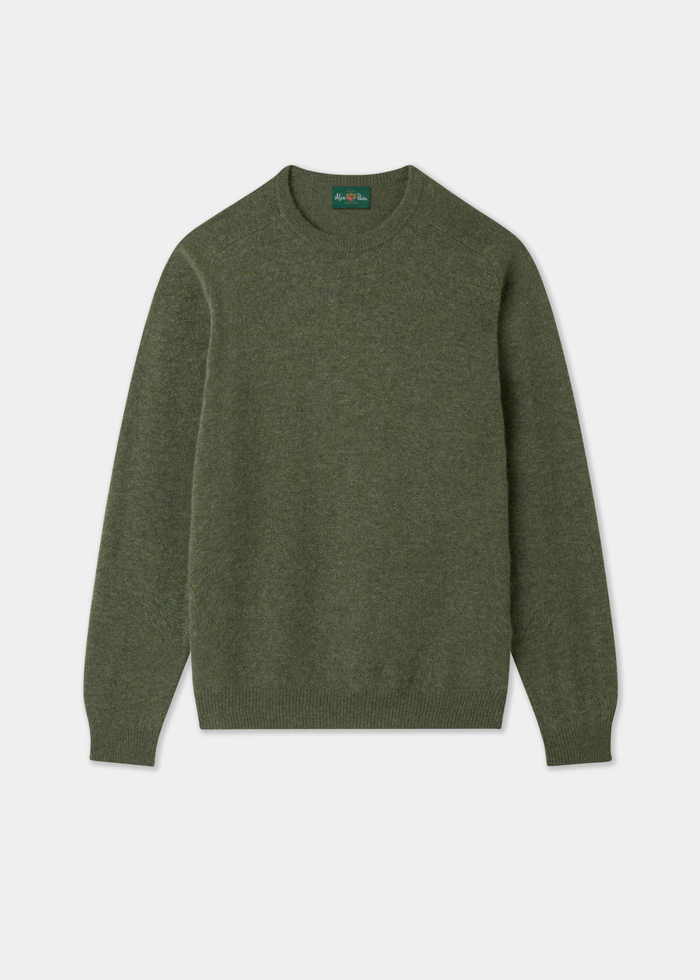 Men's Lambswool Crew Neck Jumper in Landscape
