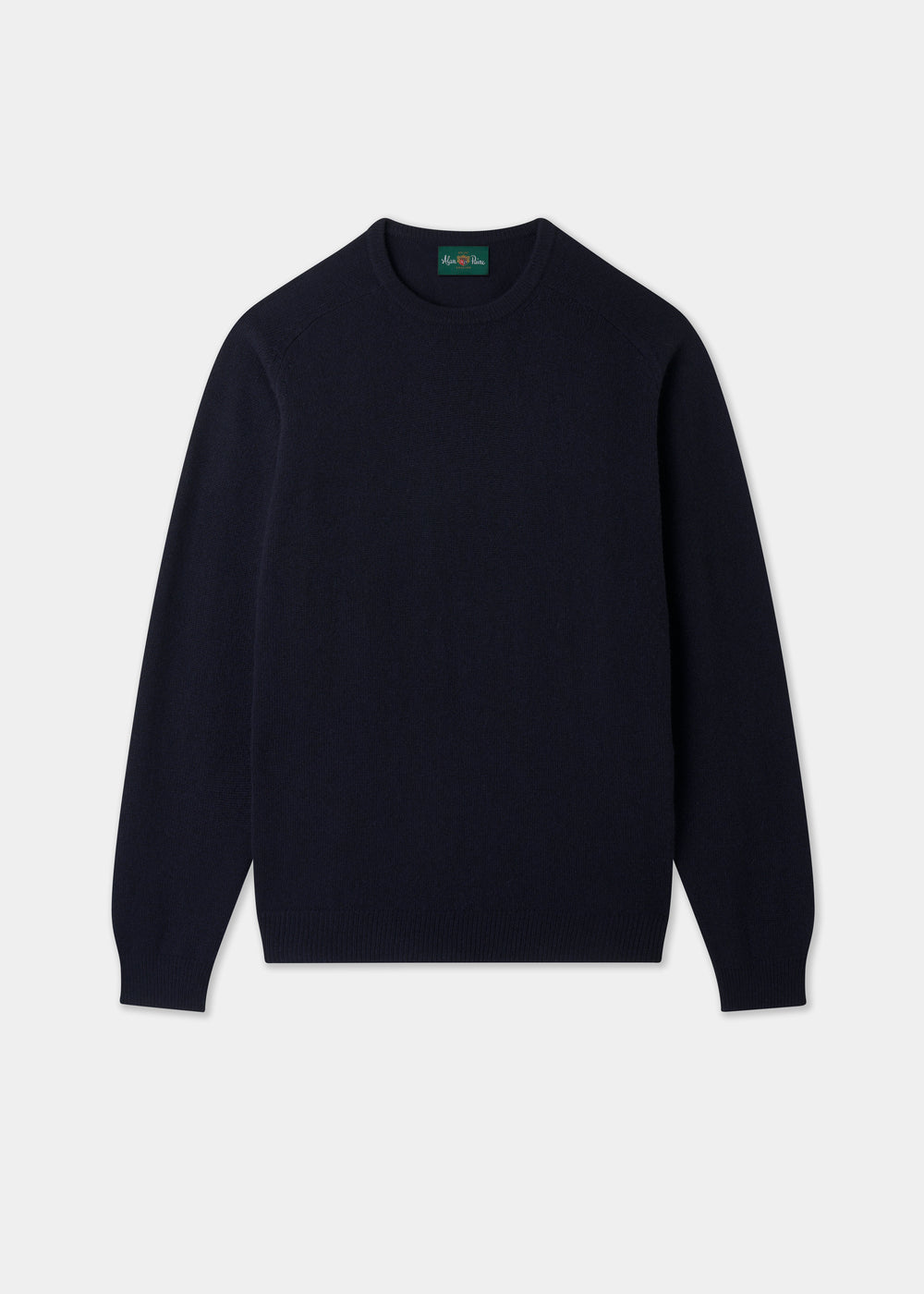 Men's Lambswool Crew Neck Jumper in Navy