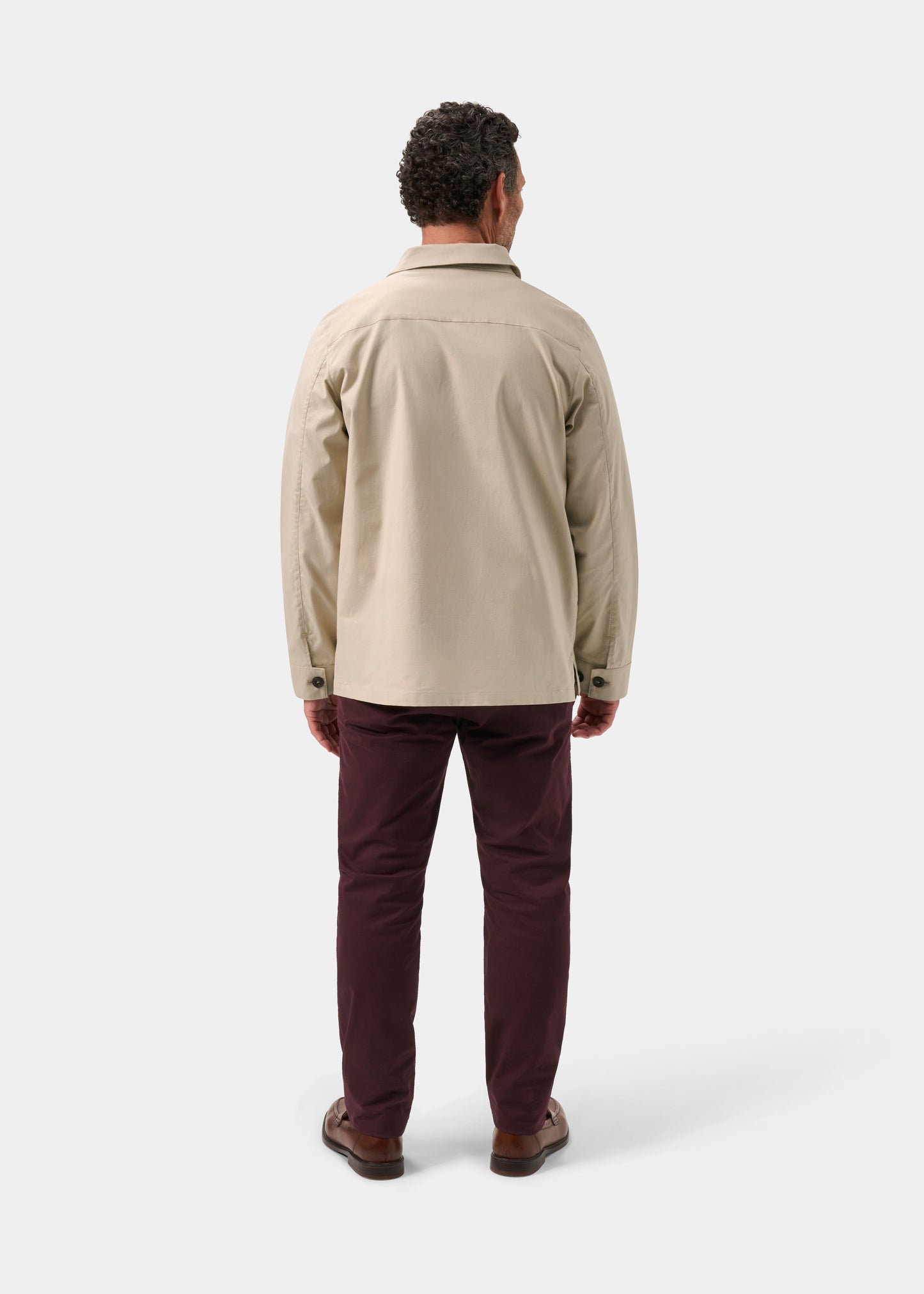 Sandcliff Men's Shacket in Beige