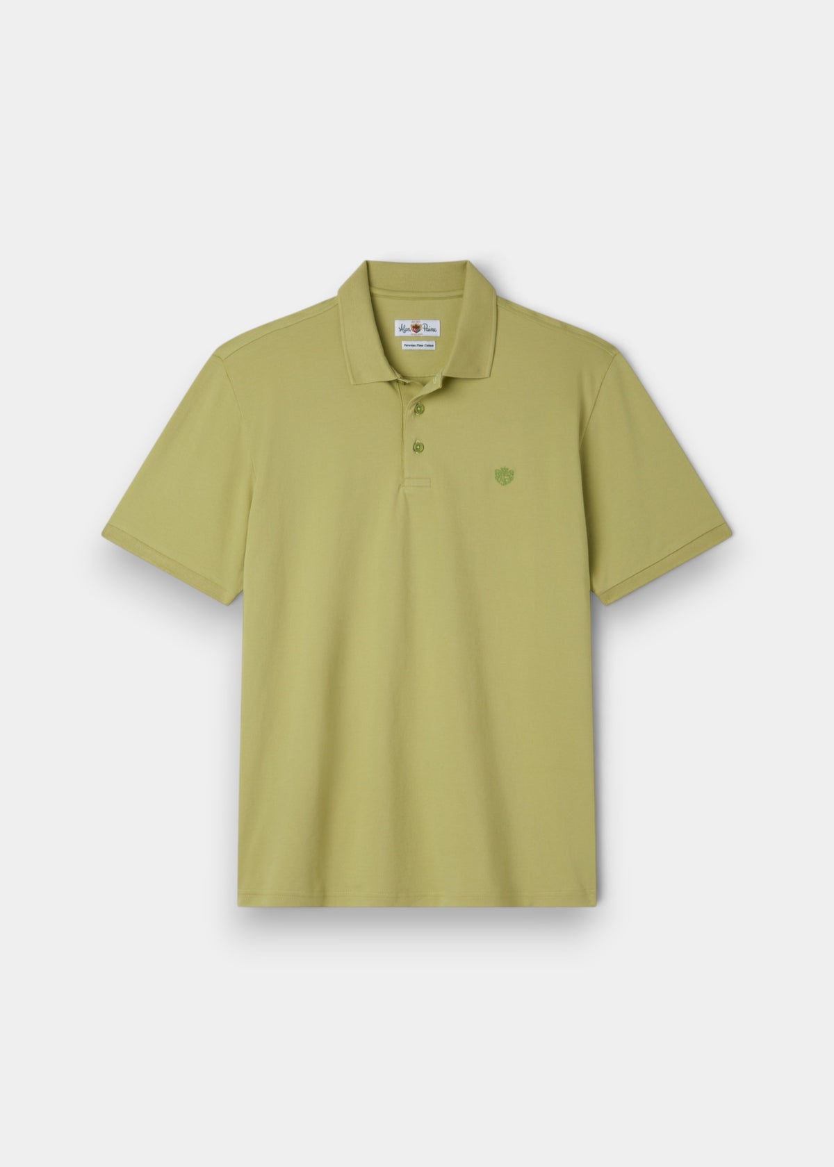 Fritton Pique Polo Shirt In Pistachio