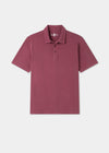 Men's Pique Cotton Polo Shirt in Red