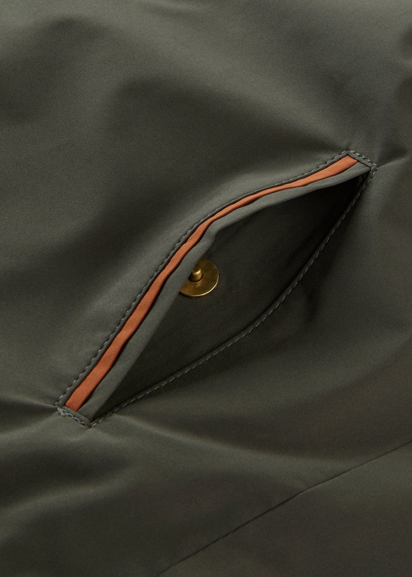 Men's Polyester Reversible Gilet in Green and Orange