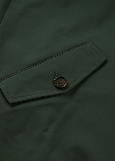 Men's Polyester Reversible Bomber Jacket in Green & Navy