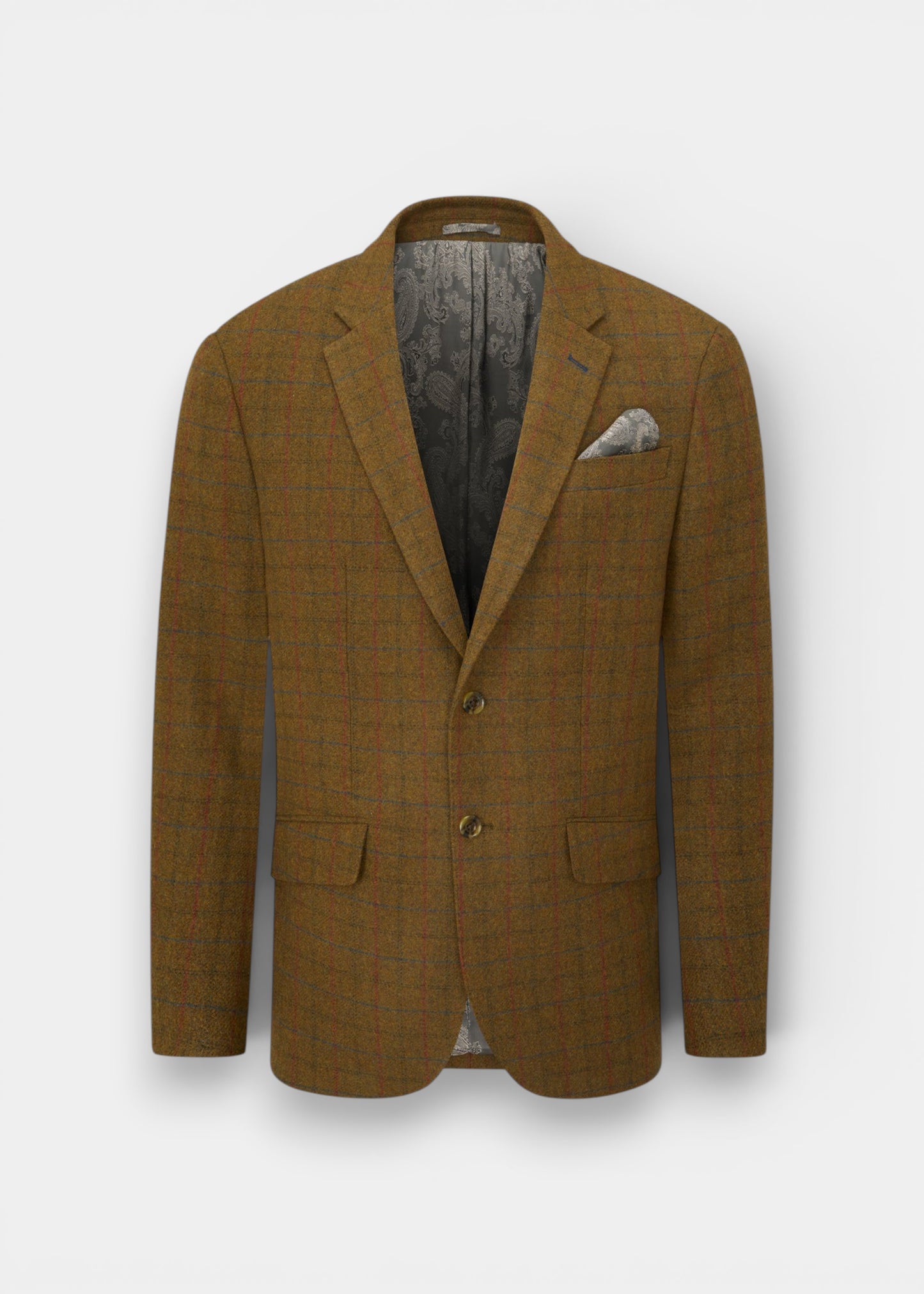 Surrey Men's Tweed Water Repellent Lined Blazer in Moor  -  Regular Fit
