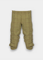 Rutland Children's Tweed Water Repellent Breeks in Lichen  -  Regular Fit