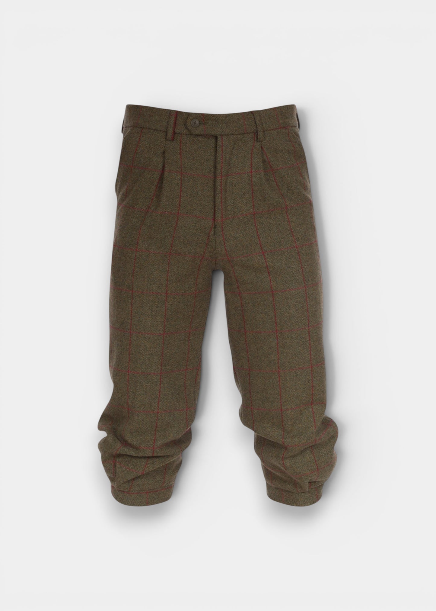 Combrook Men's Tweed Water Repellent Shooting Breeks in Sage  -  Regular Fit