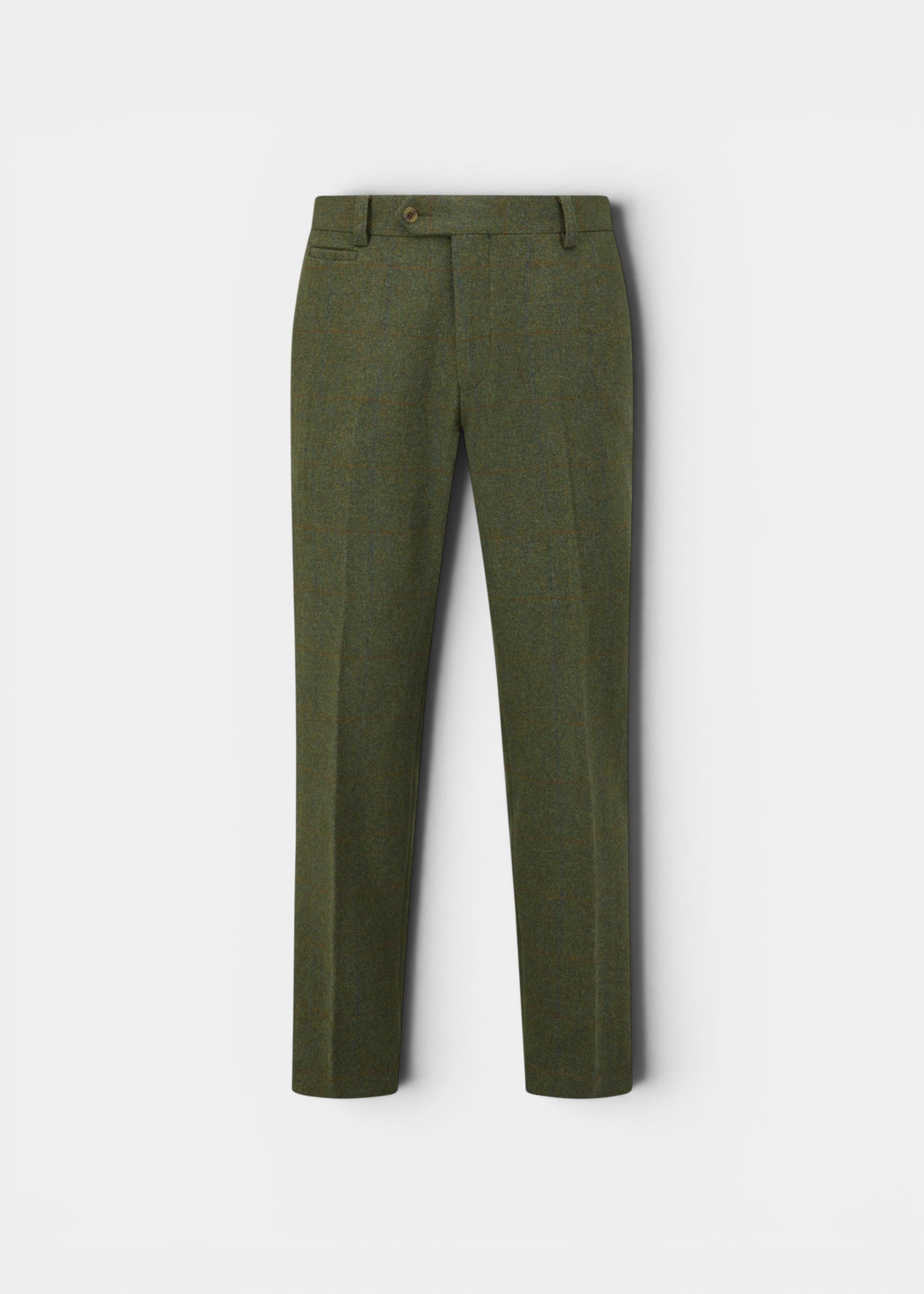 Combrook Men's Tweed Water Repellent Trousers in Mariner - Regular Fit
