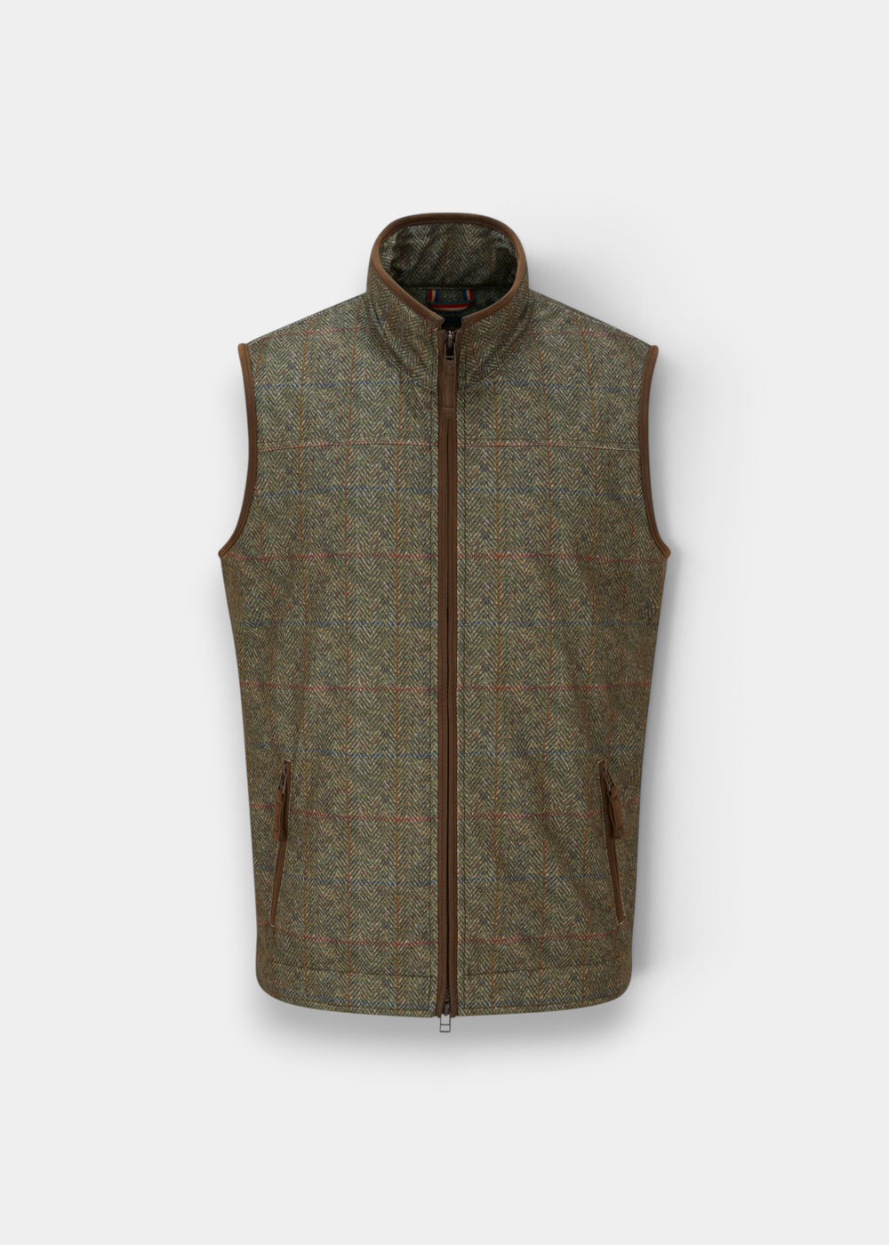 Didsmere Men's Technical Tweed Effect Gilet In Ackley - Regular Fit