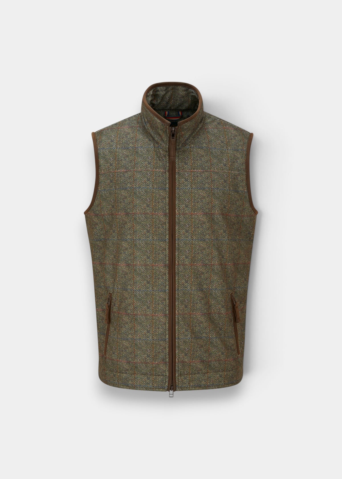 Didsmere Men's Technical Tweed Effect Gilet In Ackley - Regular Fit